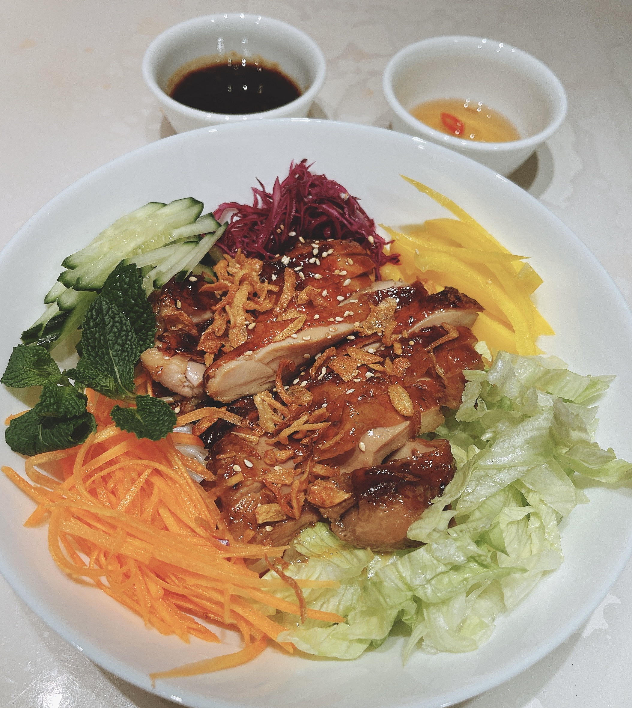 Lemongrass grillé Chicken Vermicelli